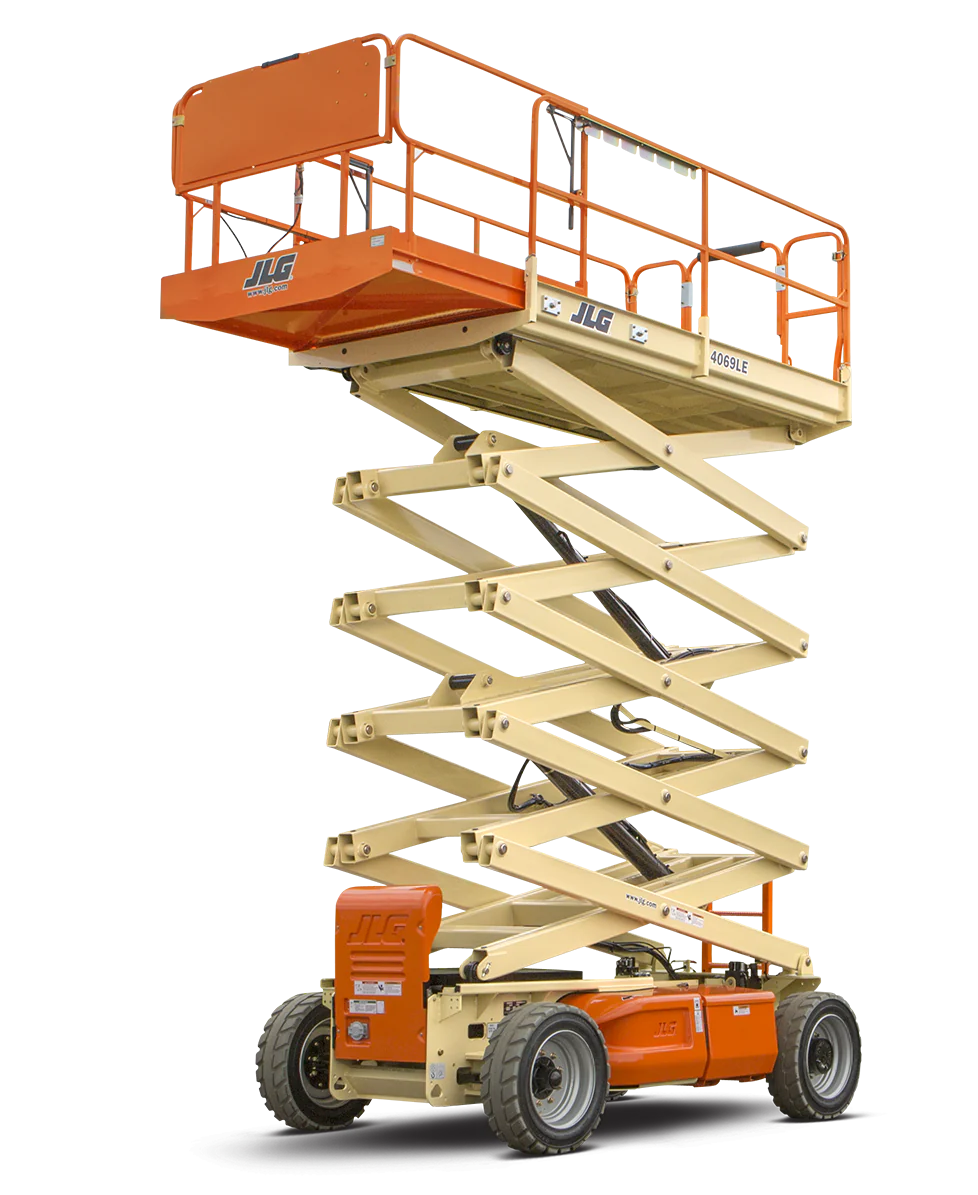 Plateforme à ciseaux électrique tout-terrain JLG 4069LE – Performance durable et polyvalente