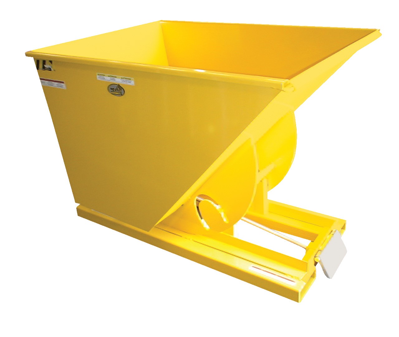 self-dumping hopper