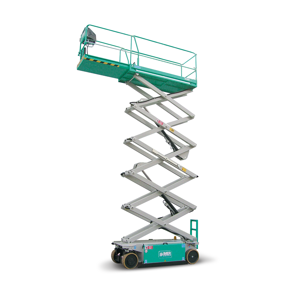 IMER 3540E – Plateforme à ciseaux électrique compacte pour travaux intérieurs