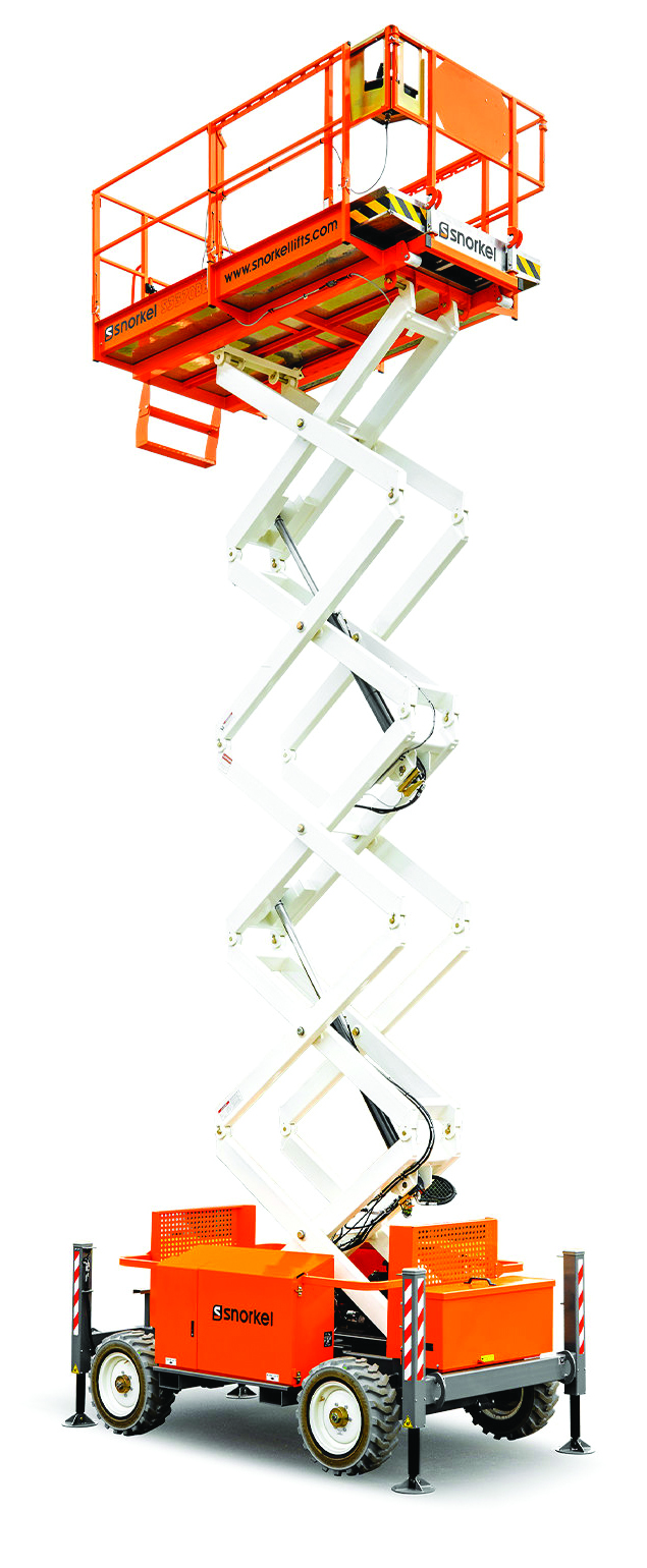 Snorkel S3370BE – Plateforme à ciseaux hybride pour intérieur et extérieur