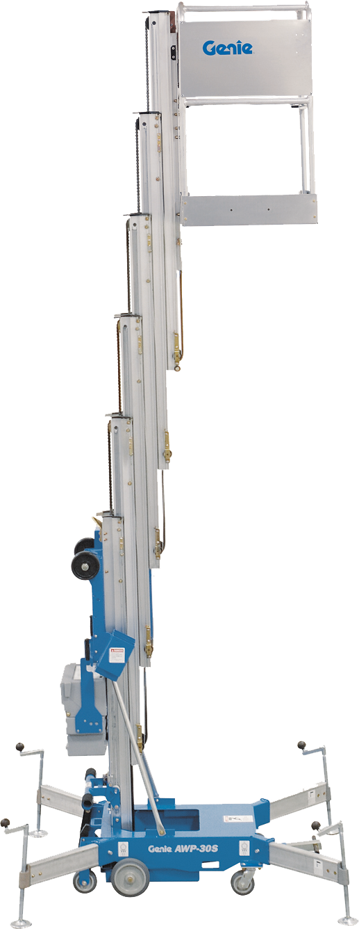 Genie AWP-30S – Mât élévateur portatif pour accès rapide en hauteur